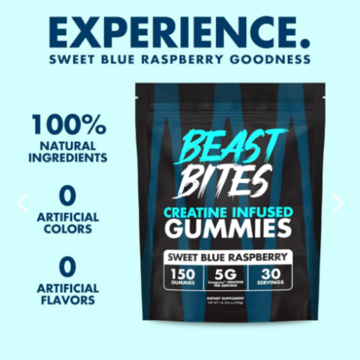 Suplemento Creatina Gomitas Beast Bites